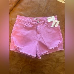 Hot Pink Wrangler Shorts